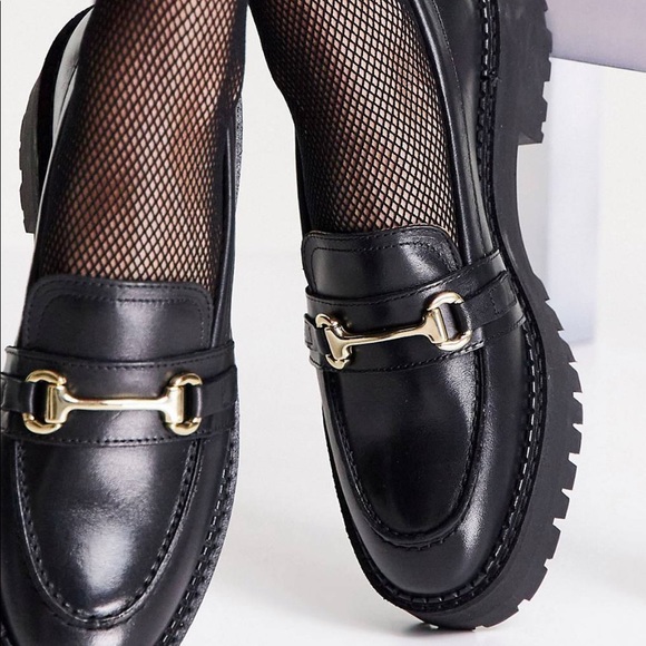 Leather Chunky Sole Loafers | Poshmark